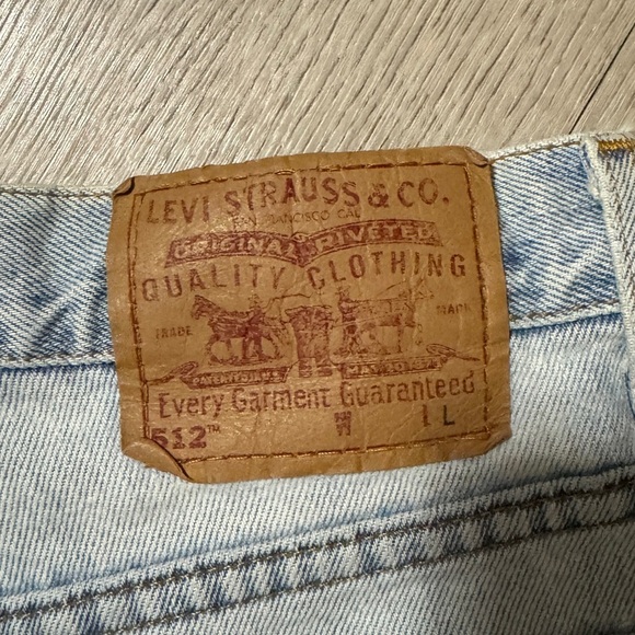 Levi’s 512 Vintage Slim Fit Straight Leg Size 12 Long - Picture 4 of 6